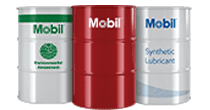 Três galões de lubrificante sintético Mobil