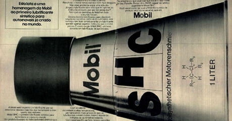 Lançamento mundial do Mobil SHC (Synthetic Hydro-Carbon, o primeiro lubrificante sintético para automóveis do mundo. Posteriormente, o produto foi chamado de Mobil 1.