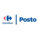 Logo da marca Carrefour posto, parceira da Mobil