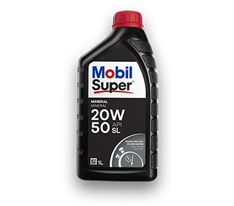 MOBIL SUPER™ <br>20W-50 <br>MINERAL
