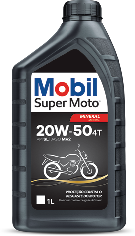 MOBIL SUPER <br>MOTO™ 4T <br>20W-50