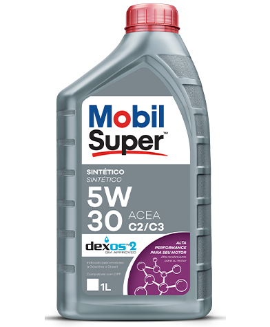 MOBIL SUPER™ <br>5W-30 <br>SINTÉTICO DIESEL